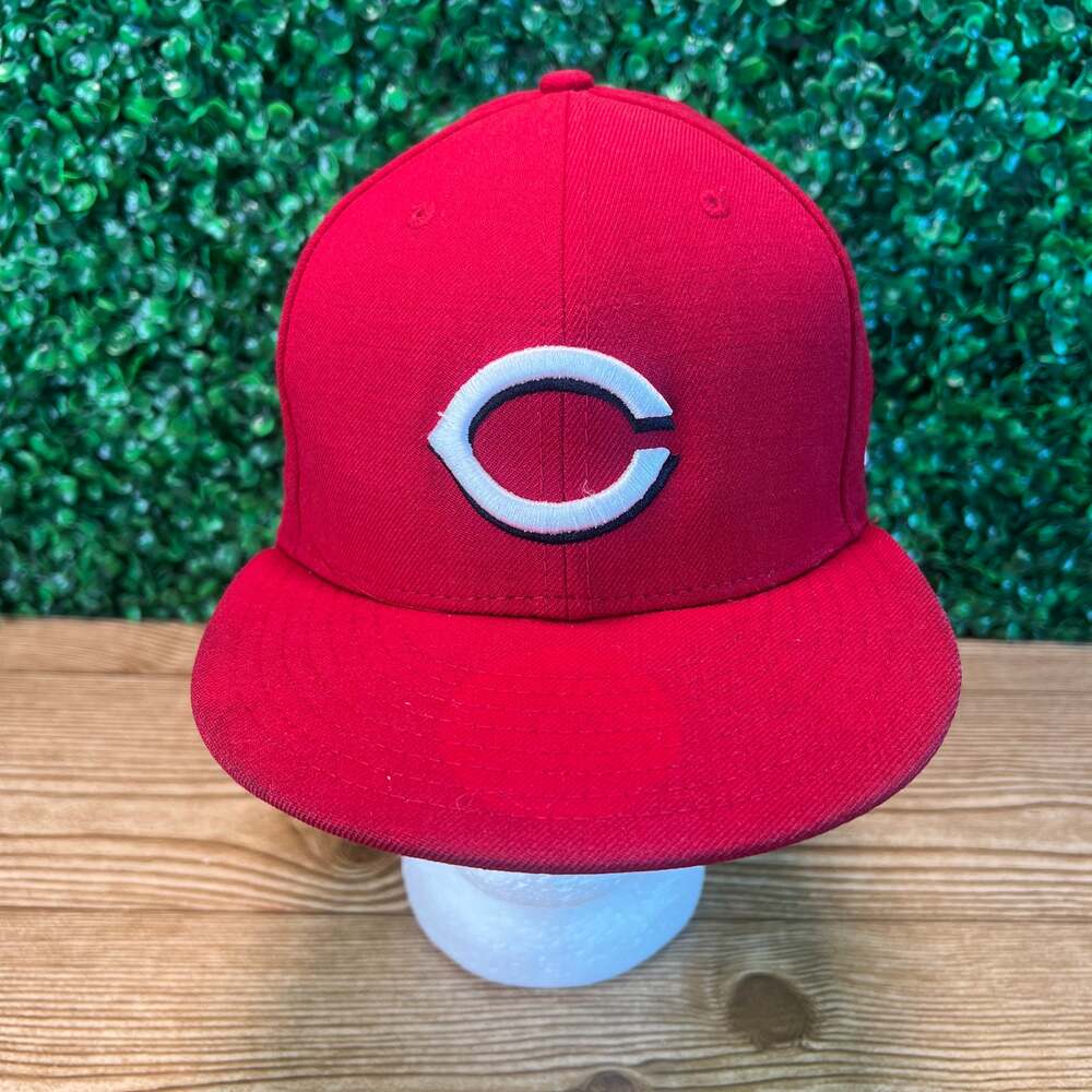 New Era MLB Cincinnati Reds New Era 9FIFTY Red Hat Cap Snapback 100% Wool